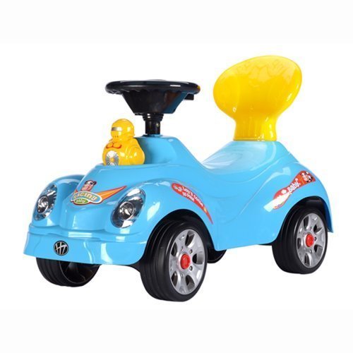 Каталка голубая Toysmax Утенок 5509