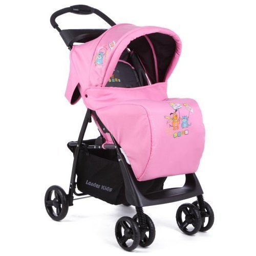 Коляска прогулочная Leader Kids В 110 розовый серый 2014 Коляска прогулочная Leader Kids В 110 розовый серый 2014
