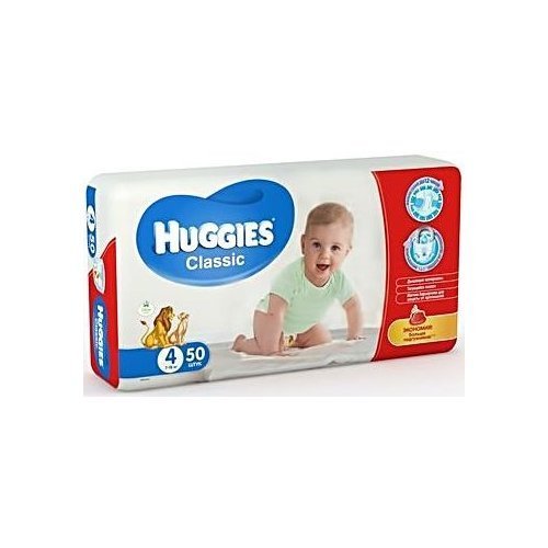 Подгузники Huggies Classic Jumbo 4 7-18 кг 50 шт