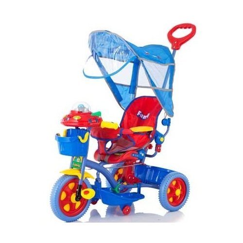 Велосипед 3-х колесный Familу голубой/синий Baby Care 95962 B