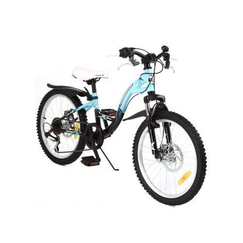 Велосипед двухколесный G20A337 черно-синий Leader Kids