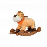 Качалка-игрушка Lider Kids &quot;Львенок&quot;, БЕЖЕВАЯ, 1шт/кор., озвученная, с колесиками, (62*29*42,5), Кит
