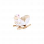 Качалка-игрушка Leader Kids &quot;Овечка&quot; с маленькой игрушкой, с креслицем, (БЕЛ+розовый бант), (1 шт/ко
