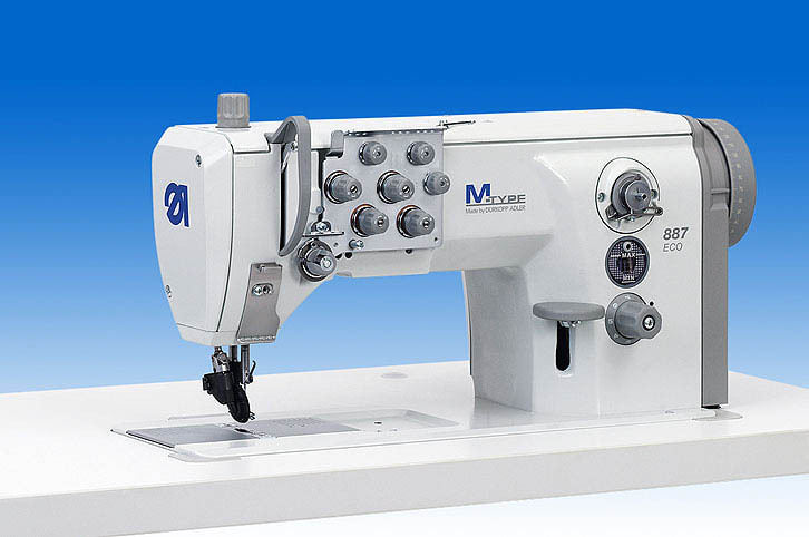 Двухигольная швейная машина с плоской платформой 887-260040E15/2.4MS20HK01