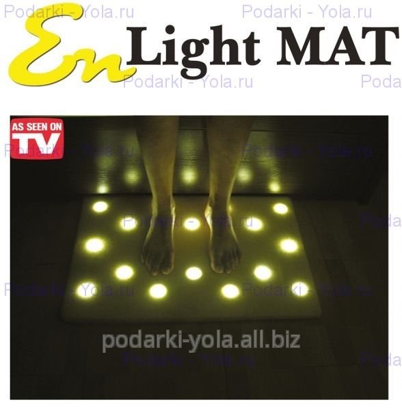 Коврик с подсветкой для пола с 16 Led светильниками EN Light Mat (Эн Лайт Мат)