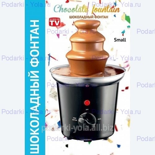Шоколадный фонтан-фондю Chocolate Fountain, высота 25 см
