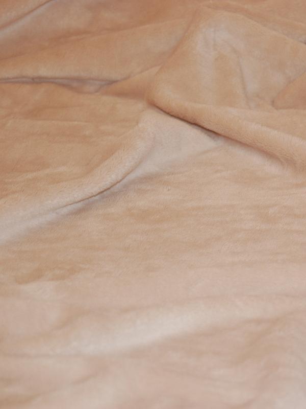 Мех Velboa (мокрый эффект) для верхней одежды beige-2