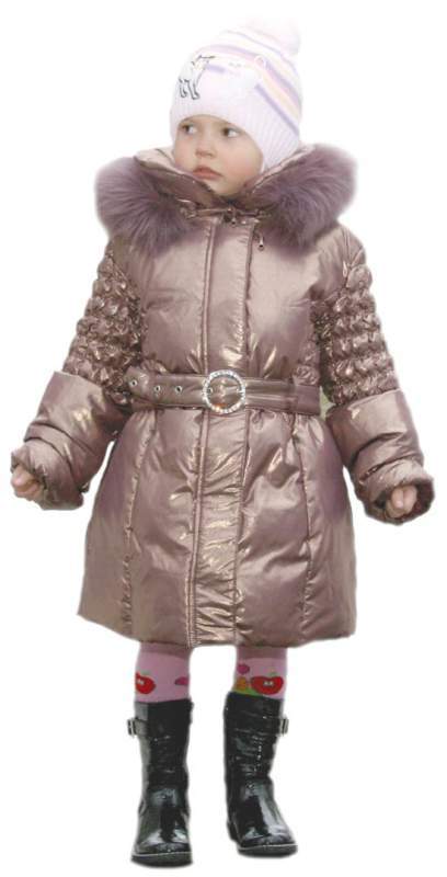 Модель №72 Пальто для девочки + Сумка