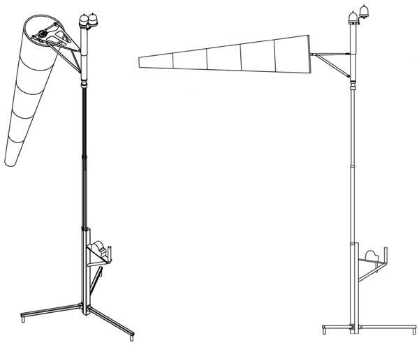 Мобильный ветроуказатель