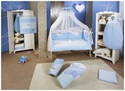 Rabbit Blue Premium Feretti комплекты для детской кроватки