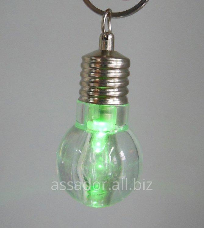 Брелок-фонарик лампочка накаливания - lbk-001