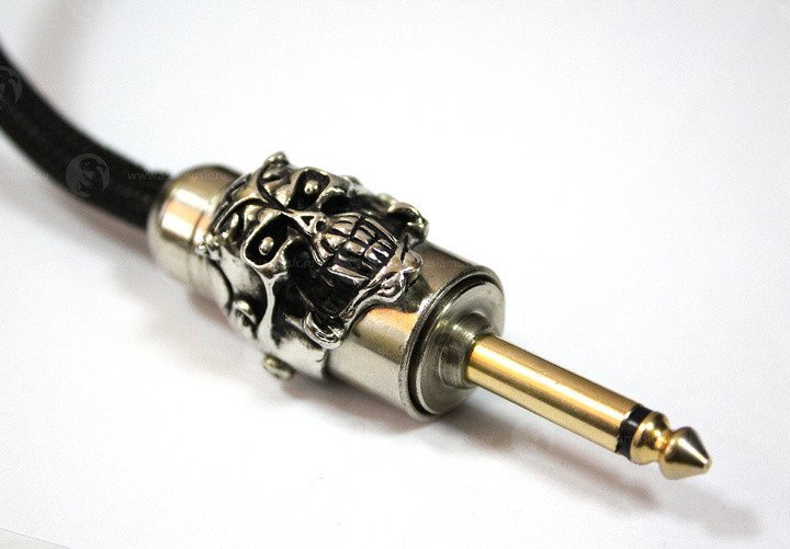 Гитарный кабель ZZYZX Snap Jack Magnum Series Dual (20ft) SKULL Гитарный кабель ZZYZX Snap Jack Magnum Series Dual (20ft) SKULL