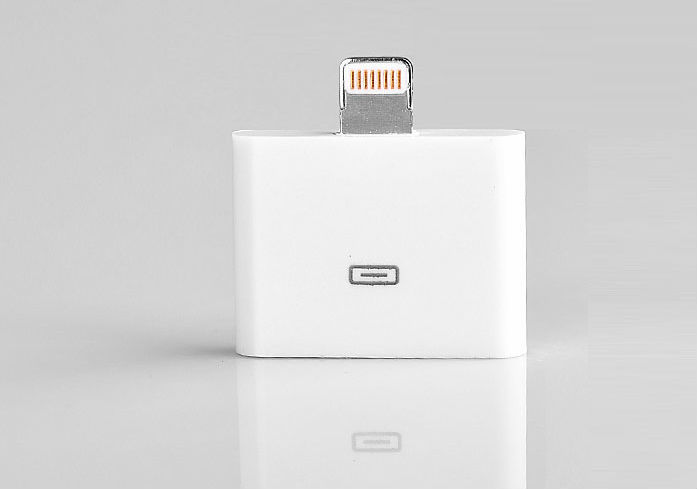 Портативный Micro USB адаптер для Apple 30/8 контактный