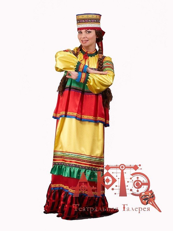 Русский женский костюм с епаничкой
