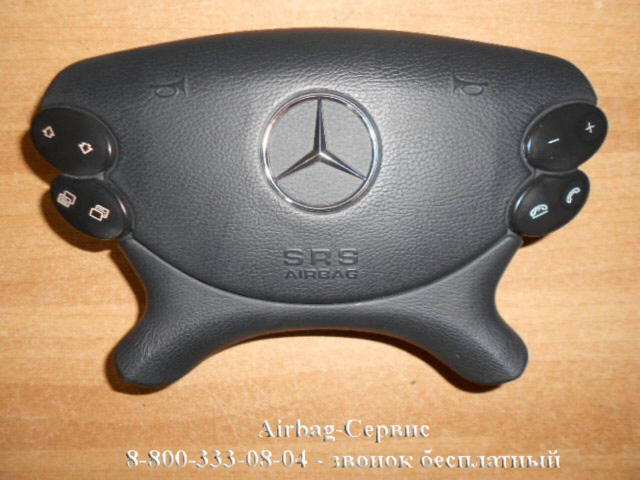 Подушка безопасности водителя Mercedes CLK-class 2002-2005 г.в. СП-199