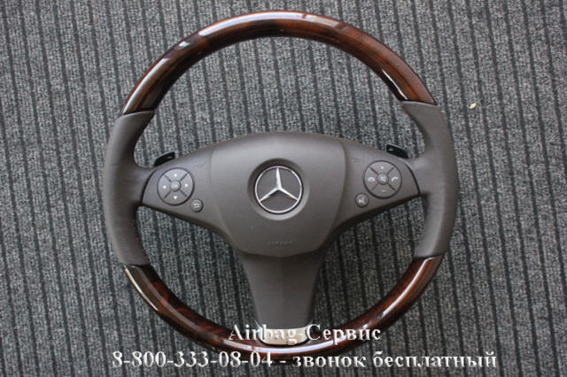 Подушка безопасности водителя Mercedes E-class кузов W212 СП-211/1