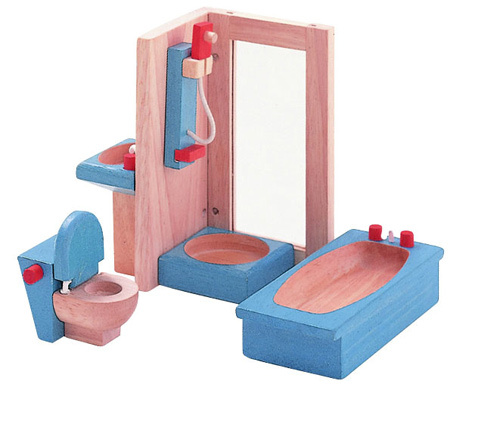 Мебель для кукольного домика (Ванная комната (Нео)   )