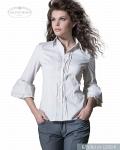 Блуза Colletto Bianco с декоративными рукавами арт 004954