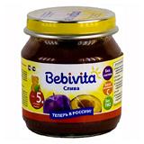 Пюре БЕБИВИТА (BEBIVITA) слива с 5 мес. 100 г