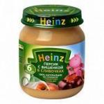 Пюре ХАЙНЦ (HEINZ) персик с вишенкой в сливочках с 6 мес. 120 г