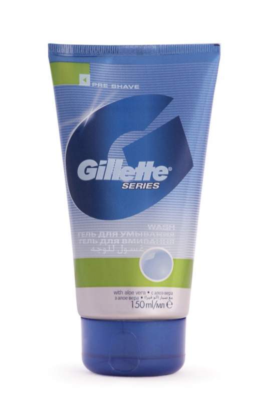 Гель для умывания Gillette Series для чувствительной кожи с алоэ вера