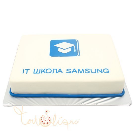 Корпоративный торт для IT Школы Samsung №920
