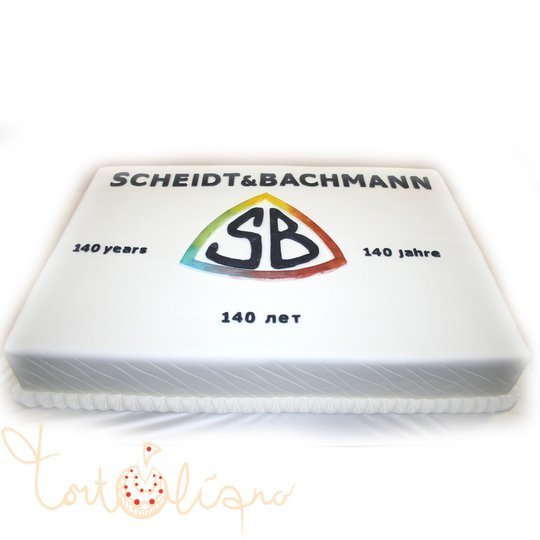 Корпоративный торт для SCHEIDT&BACHMANN №246
