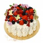 Свадебный торт с разными ягодами №660