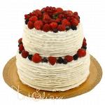 Свадебный торт ягодный микс №578