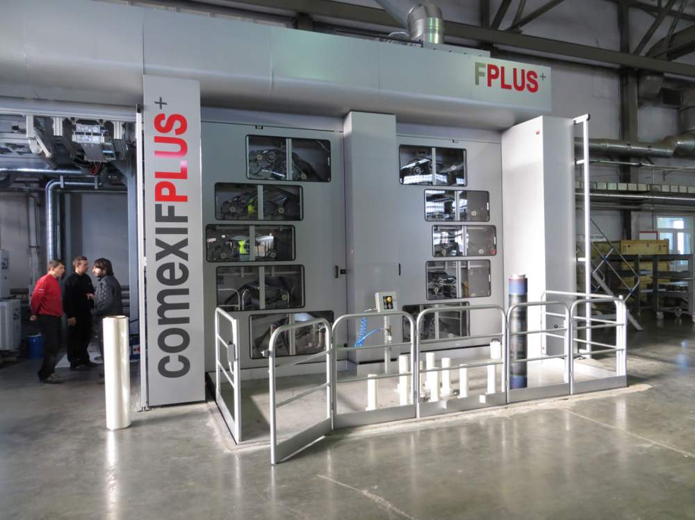 Флексографская печатная машина FPlus с большим шагом печати