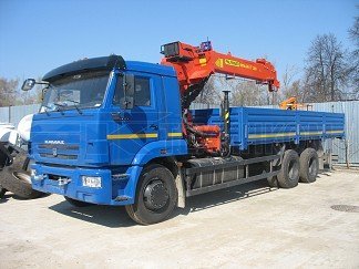 КАМАЗ-65117 c PALFINGER INMAN IT 180