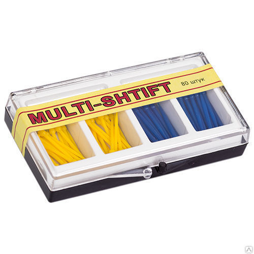 Штифты беззольные Multi Shtift   желтые и синие Арт.11007