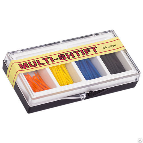 Штифты беззольные Multi Shtift   оранжевый, желтый, синий Арт.11005