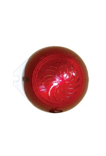 Оповещатель охранно-пожарный свето-звуковой Филин красный ПКИ-СП12