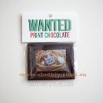 Шоколадная открытка  "ХВ! гнездышко" 80мм x 100мм, арт. Отк-128Г