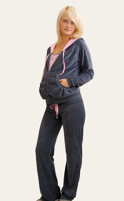 Спортивный костюм женский для беременных велюровый Flammber Л028