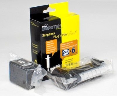 Набор для заправки картриджей HP 178, 920 Black Pigment Plug-n-Print (контейнер с чернилами OCP на 6 заправок)