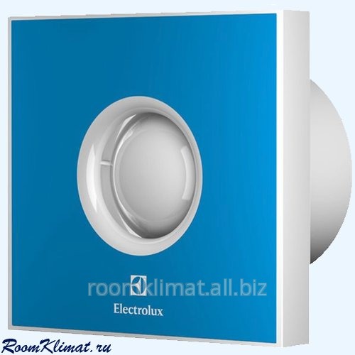 Вентилятор бытовой накладной для санузлов Electrolux Электролюкс Rainbow EAFR-100T blue с таймером