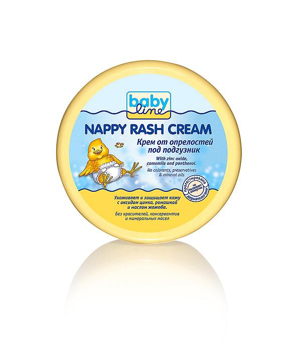 Крем от опрелостей под подгузник Babyline / Nappy rash cream 150 мл
