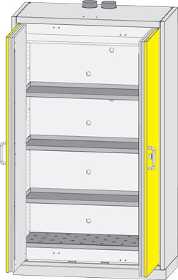 Специализированные лабораторные шкафы для хранения ЛВЖ PRO-Dueperthal ЦБХ