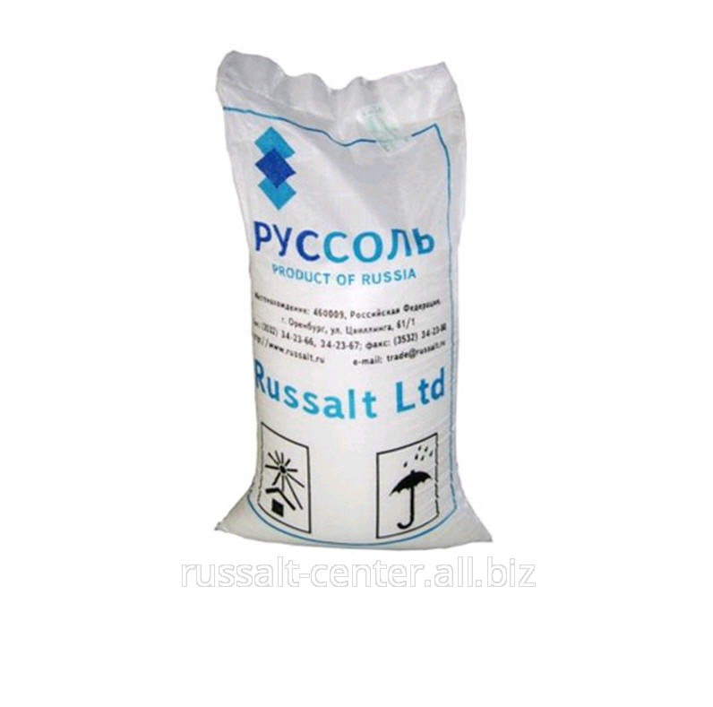 Соль поваренная пищевая выварочная йодированная ЭКСТРА с противослеживающей добавкой, NaCl - 99,77%, мешок 50 кг
