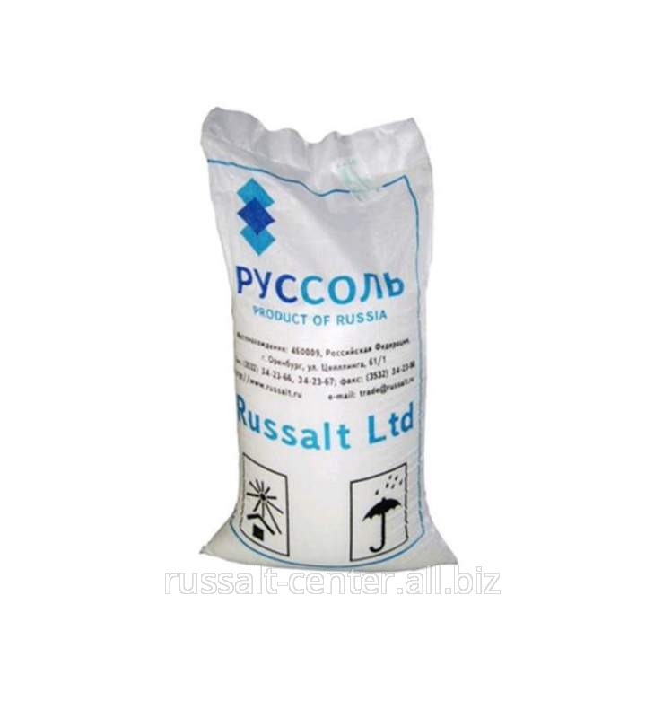 Соль пищевая поваренная каменная весовая, помол в/с, помол.№2, NaCl - 98,93%, мешок 50 кг