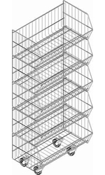 Стеллаж из корзин RS-100