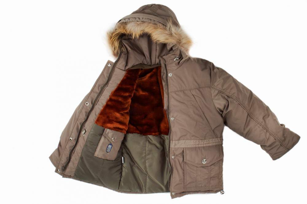Теплая зимняя детская куртка для мальчиков 