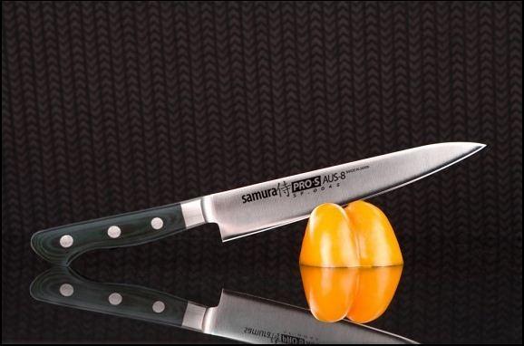 Кухонный нож для нарезки поварской слайсер Samura