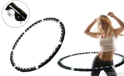 Утяжеленный массажный обруч Massaging Hoop Exerciser