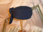 Шляпка из ткани Бонду
