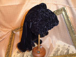 Шляпка из ткани Вуалехвост
