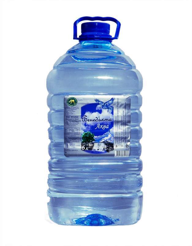 Вода питьевая Бенедикта Минерале 6 л
