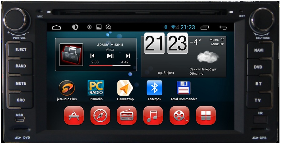 Автомагнитола Redpower 18071 CarPad Android Toyota Universal